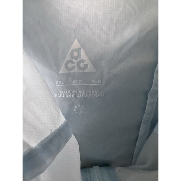 Nike ACG Cinder Cone Glacier Blue Windproof Running Jacket Men's Size 4X NWT - Picture 5 of 9
